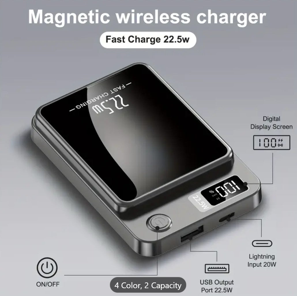 Portable Magnetic Fast Charging Power Bank