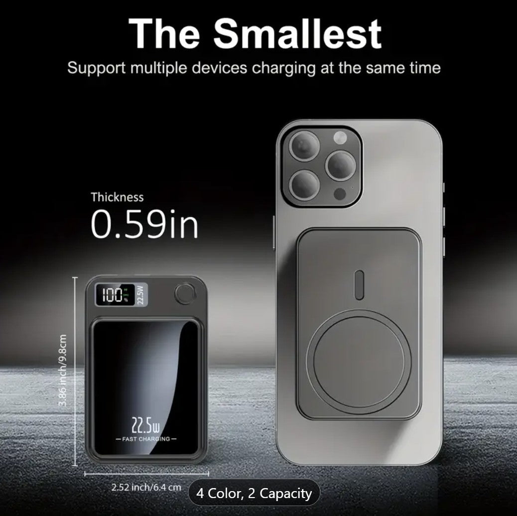 Portable Magnetic Fast Charging Power Bank