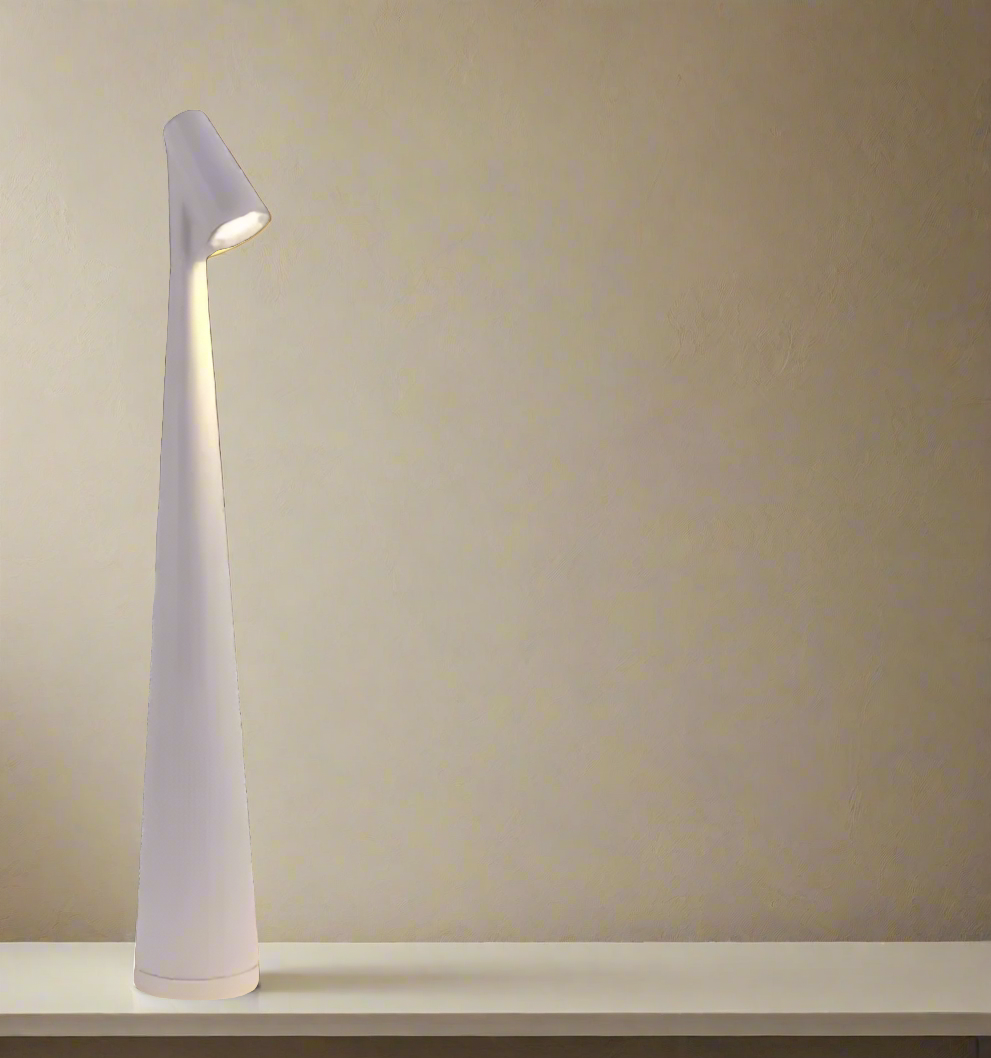 Rechargeable LED Touch-Control Table Lamp with Three Adjustable Colors
